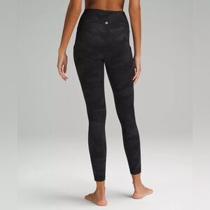 Lululemon High Rise Align Camo Black